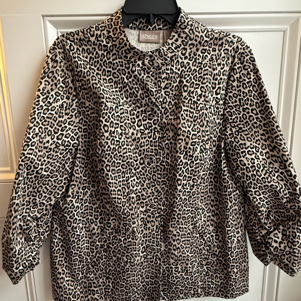 Chico's Animal Print Top